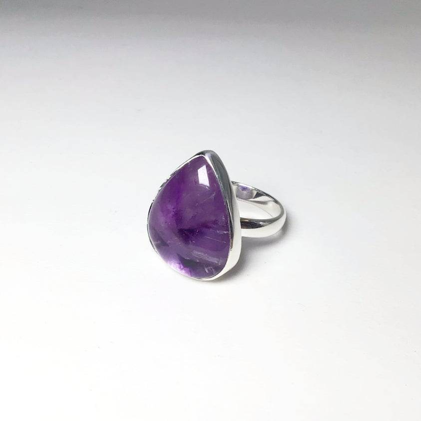 Trapiche Amethyst Ring - Rocks and Gems Canada