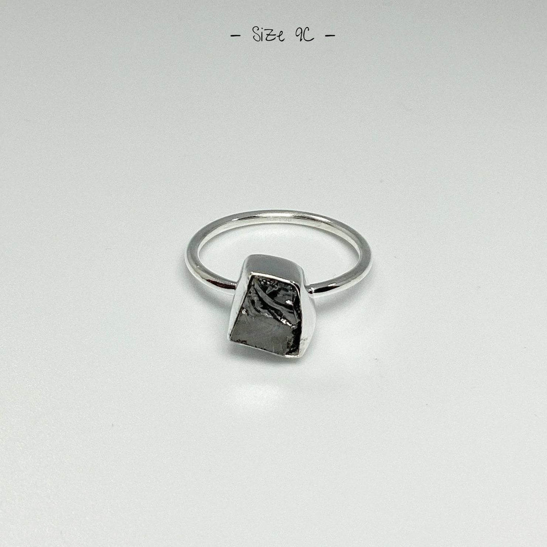 Raw Elite Shungite Ring - Rocks and Gems Canada