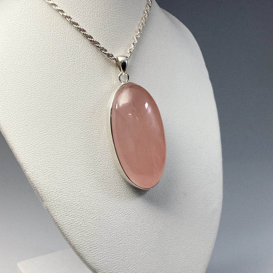 Rose Quartz Pendant - Rocks and Gems Canada