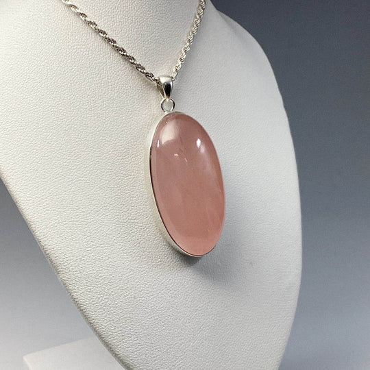 Rose Quartz Pendant - Rocks and Gems Canada