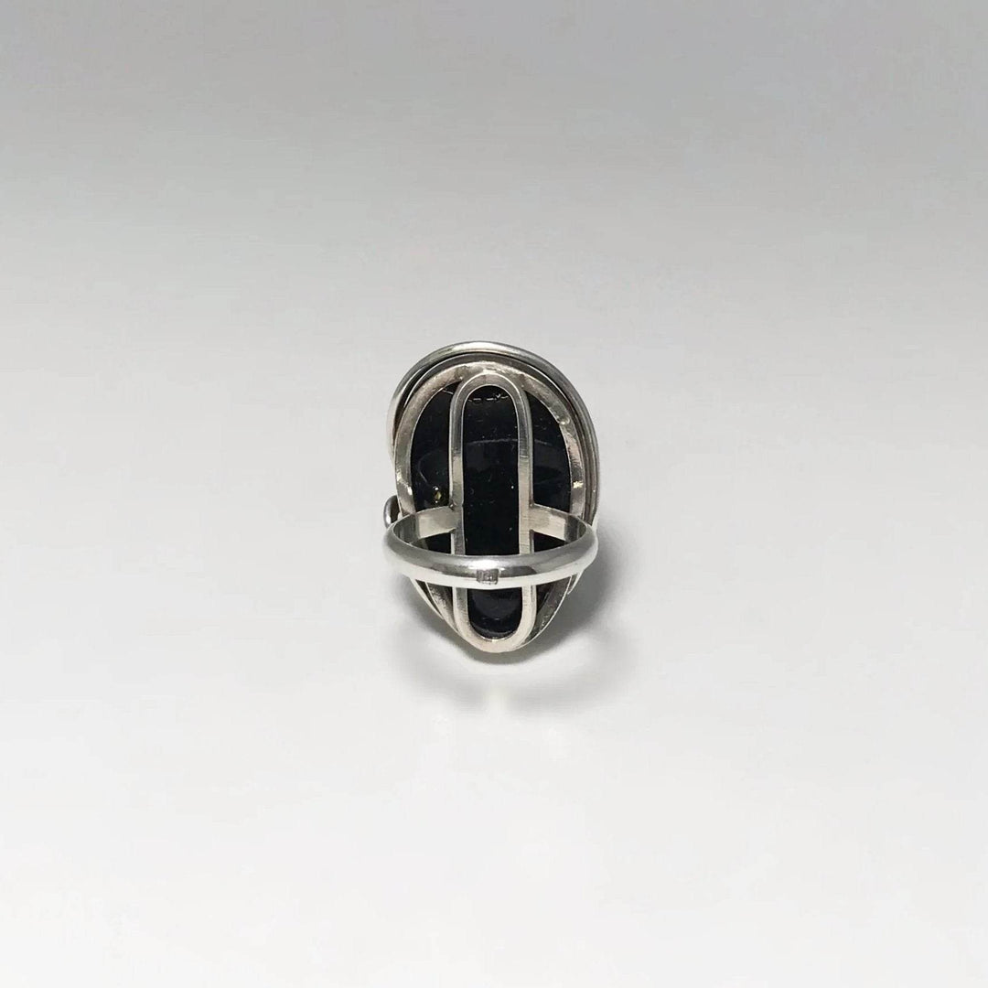 Green Amber Ring - Rocks and Gems Canada