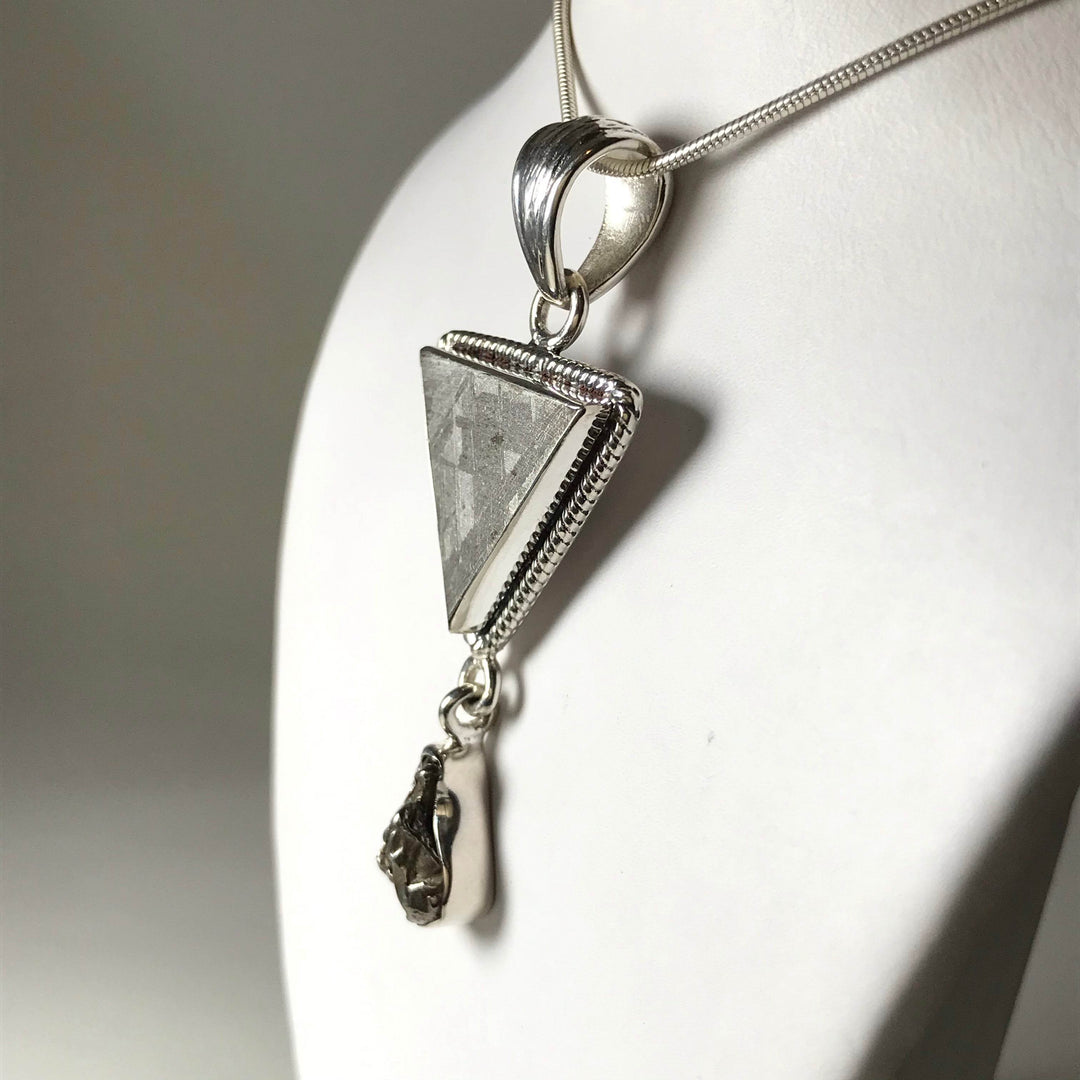 Muonionalusta and Campo Del Cielo Meteorite Pendant - Rocks and Gems Canada