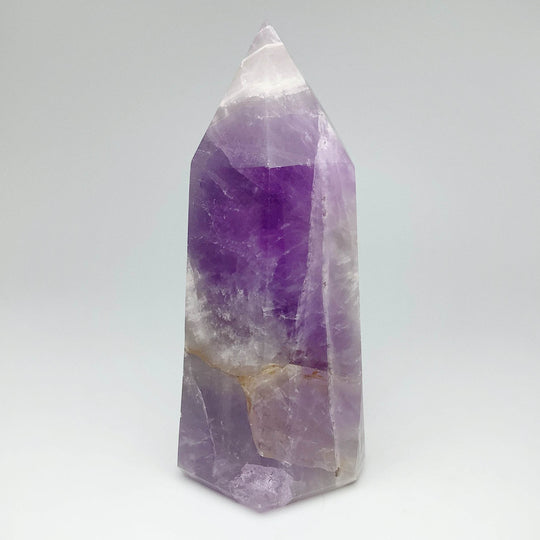 Chevron Amethyst Large Point - Rocks and Gems Canada