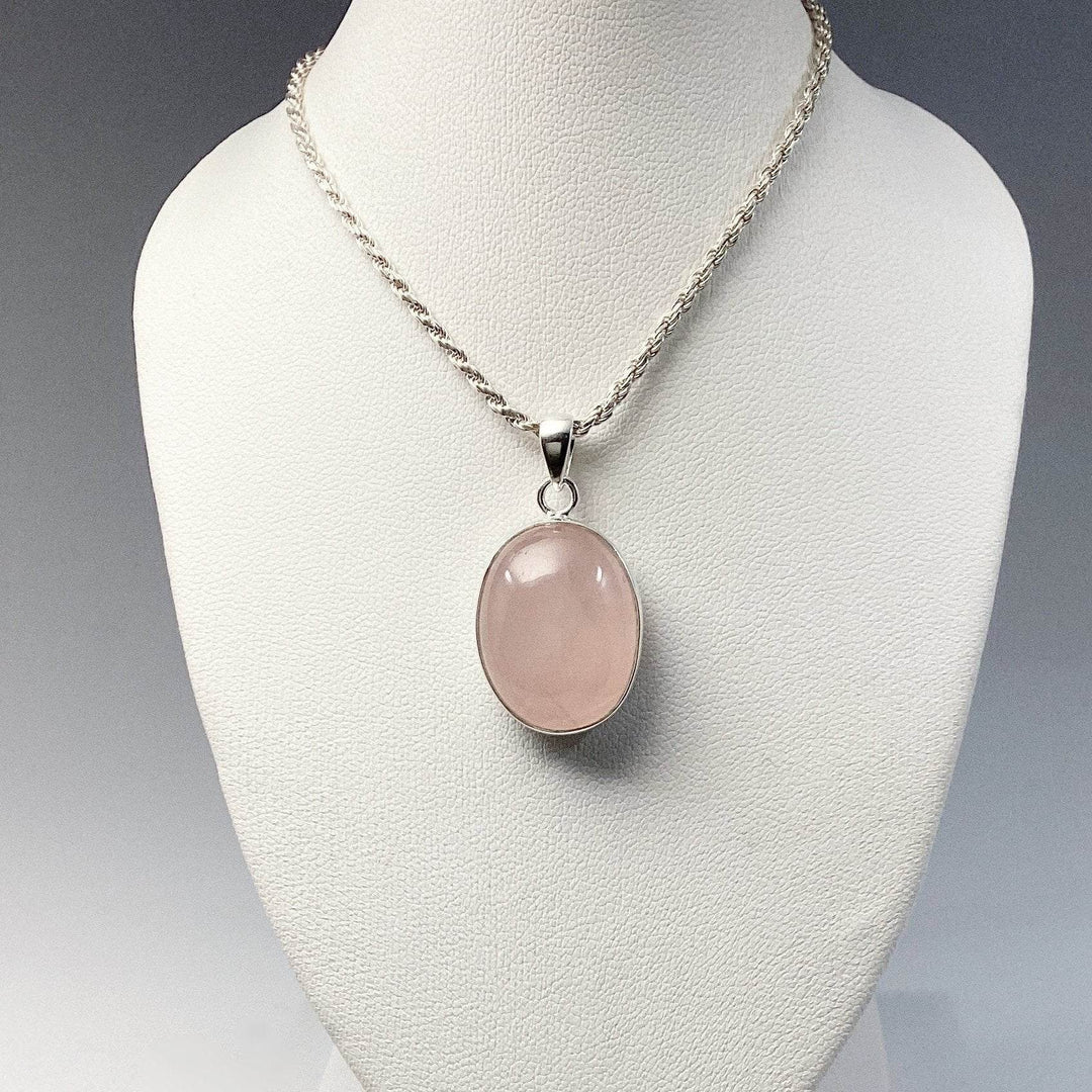 Rose Quartz Pendant - Rocks and Gems Canada