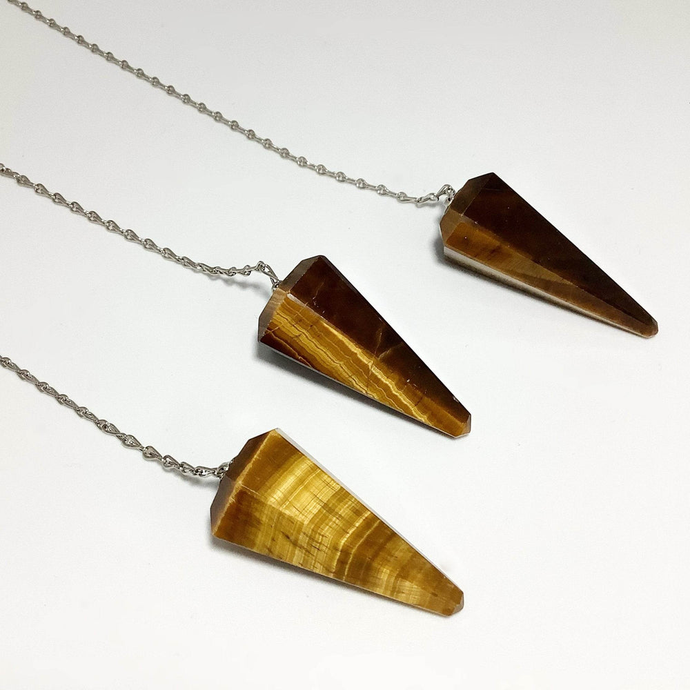 Tiger Eye Pendulum - Rocks and Gems Canada
