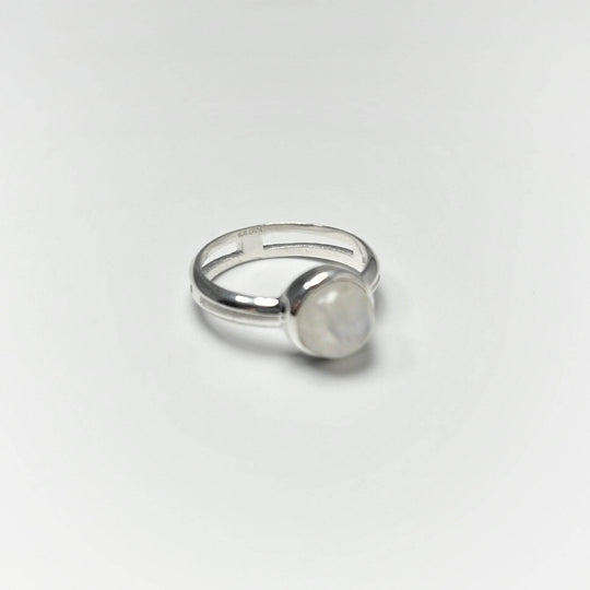 Rainbow Moonstone Ring - Rocks and Gems Canada