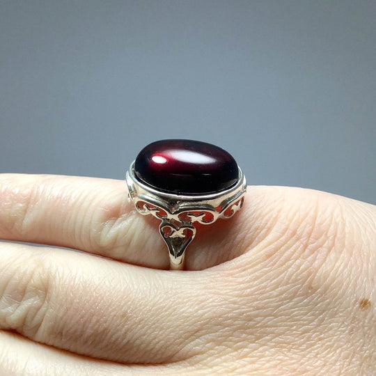 Cherry Amber Ring - Rocks and Gems Canada