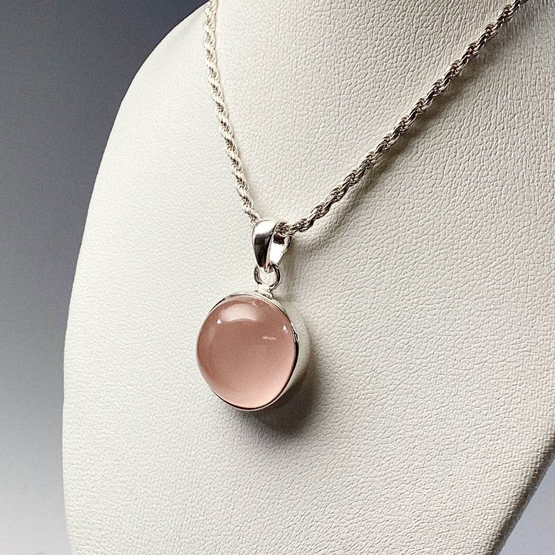 Rose Quartz Pendant - Rocks and Gems Canada