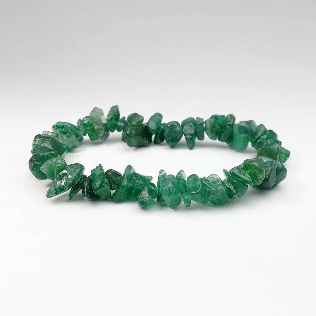 Green Fuchsite Chip Beaded Bracelet - Rocks and Gems Canada