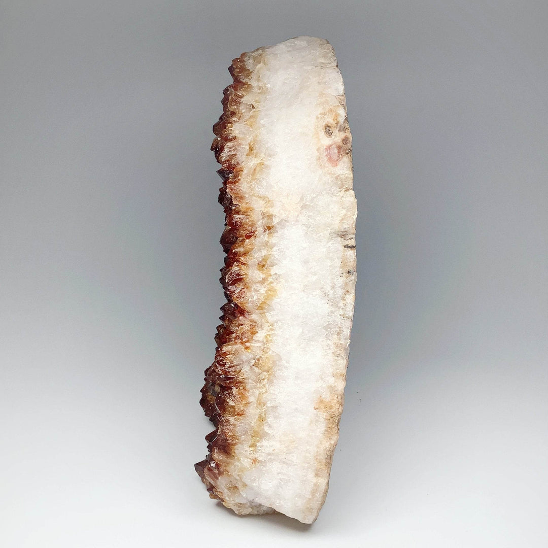 Dark Citrine Druze Cluster Stand Up - Rocks and Gems Canada