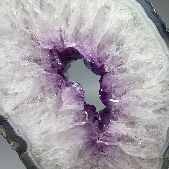 Amethyst Geode Slice - Rocks and Gems Canada