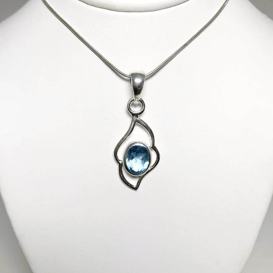 Blue Topaz Pendant - Rocks and Gems Canada