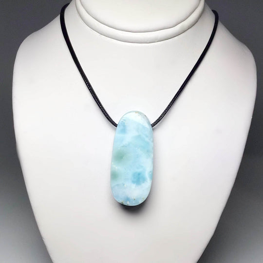 Larimar Drilled Pendant - Rocks and Gems Canada