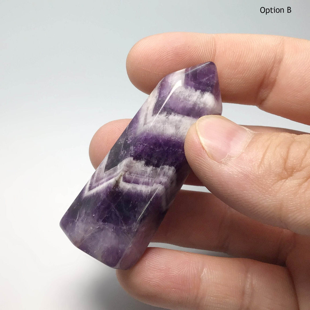 Chevron Amethyst Point - Rocks and Gems Canada