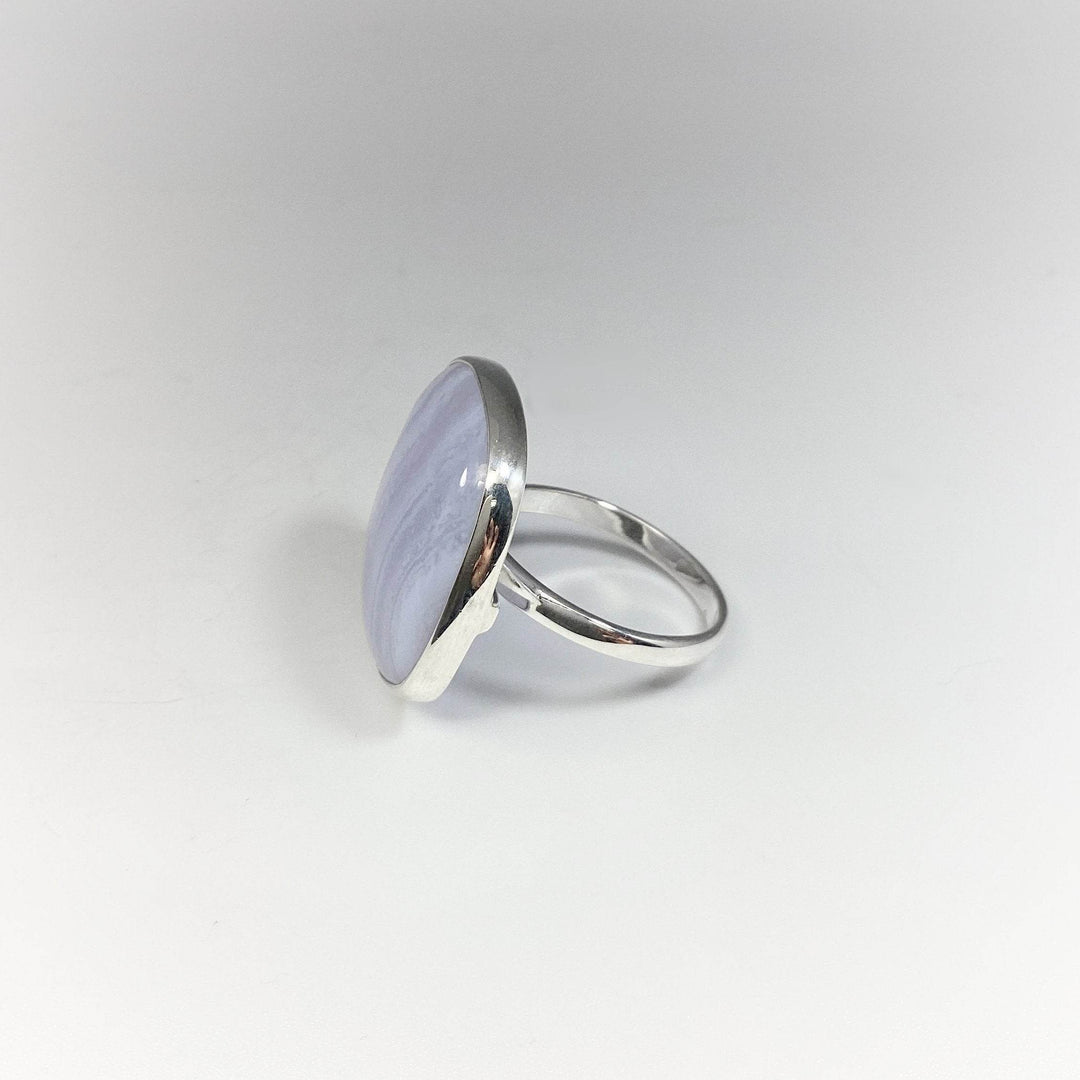 Blue Lace Agate Ring - Rocks and Gems Canada