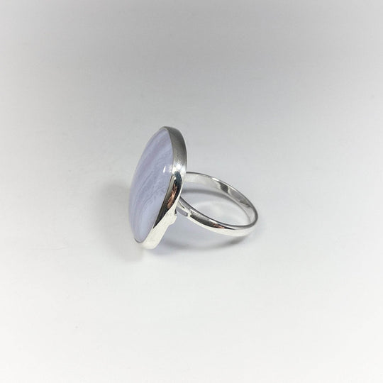 Blue Lace Agate Ring - Rocks and Gems Canada