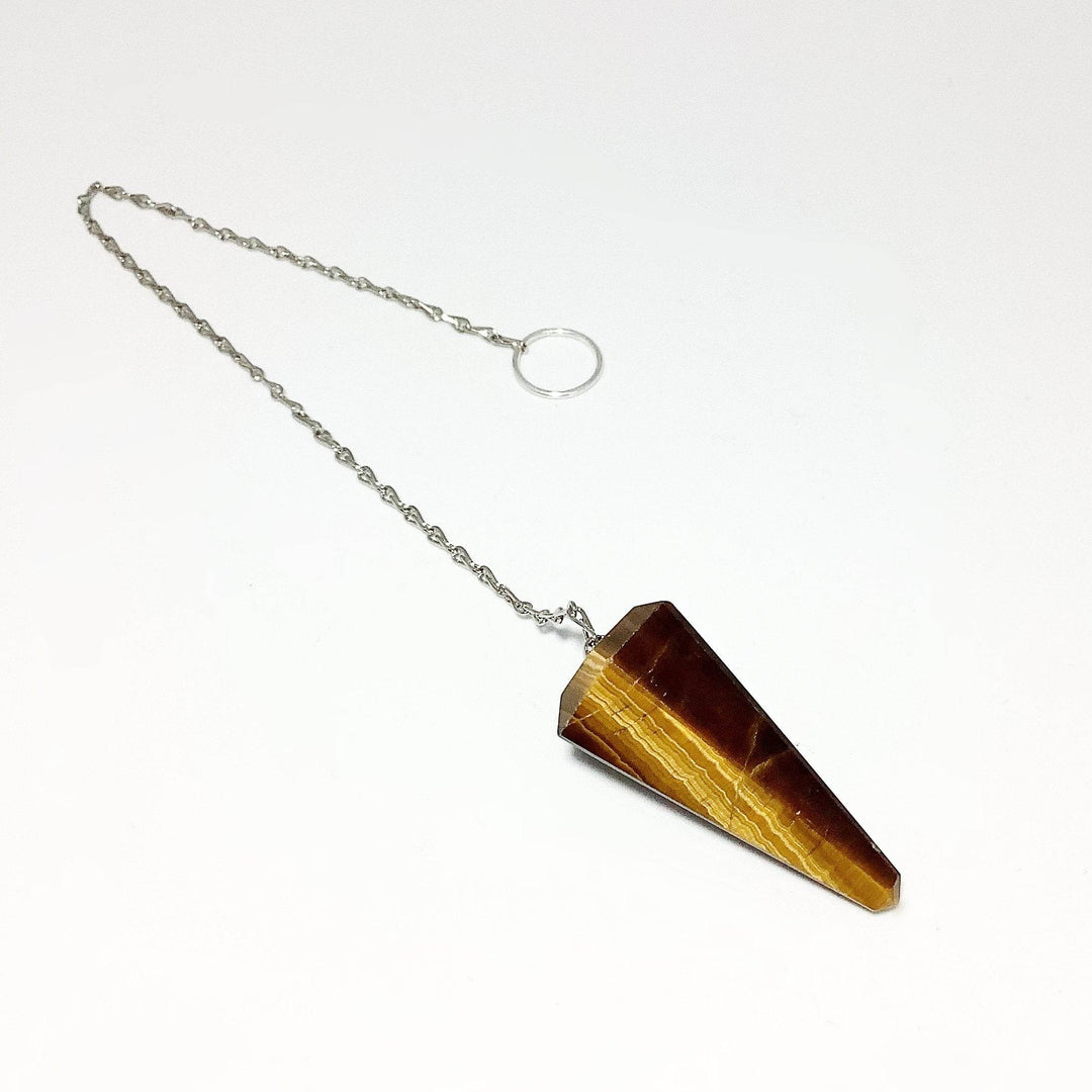 Tiger Eye Pendulum - Rocks and Gems Canada