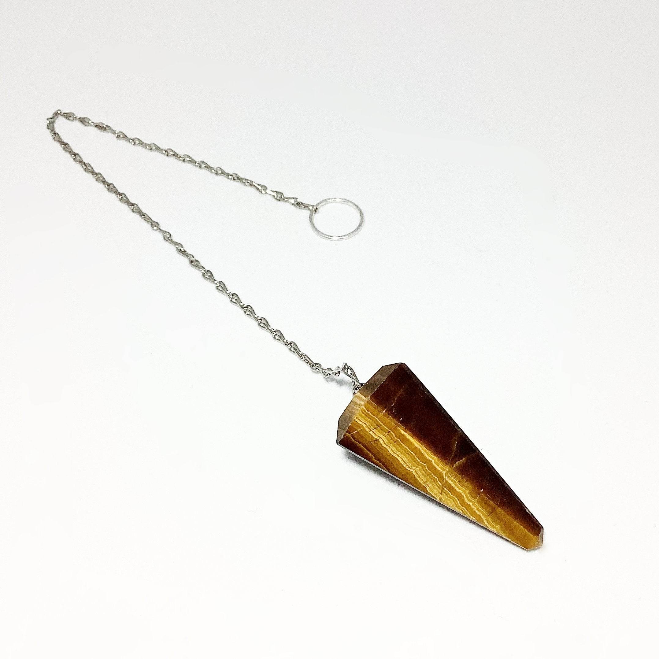 Tiger Eye Pendulum - Rocks and Gems Canada