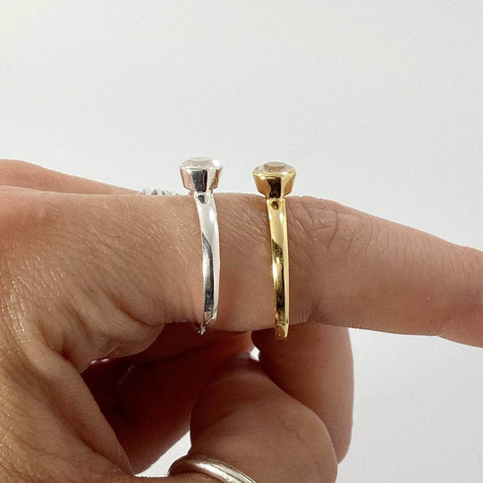 Clear Quartz Ring - Rocks and Gems Canada