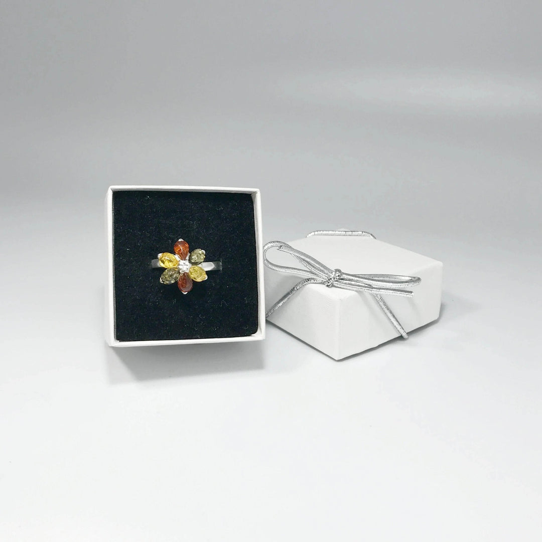 Mixed Amber Ring - Rocks and Gems Canada