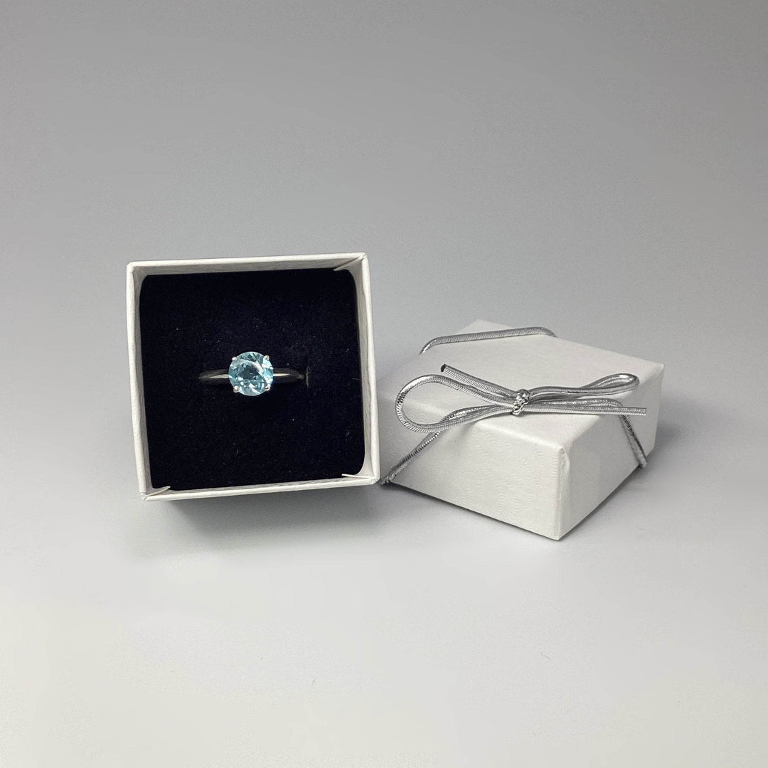 Blue Topaz Ring - Rocks and Gems Canada