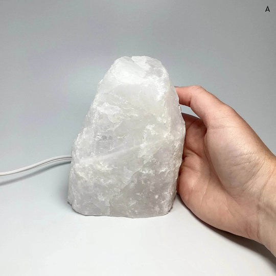 Rough Quartz Lamp - Rocks and Gems Canada