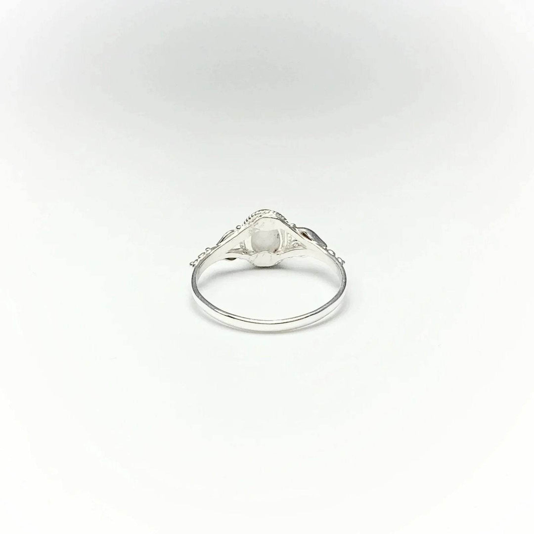 Rainbow Moonstone Ring - Rocks and Gems Canada