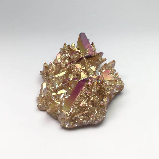 Sunset Aura Quartz Cluster - Rocks and Gems Canada