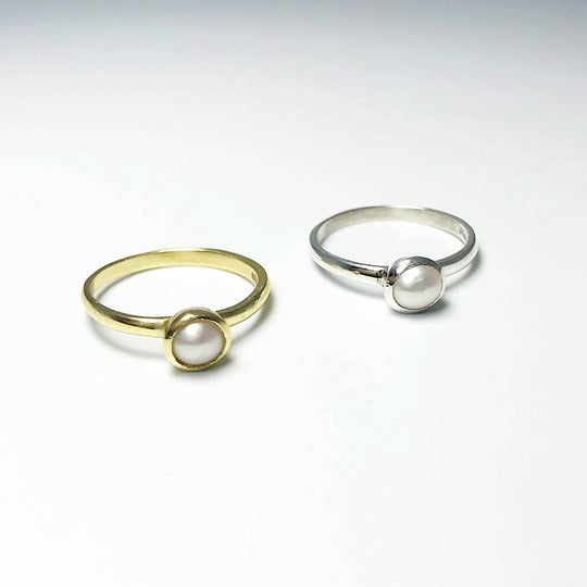 Freshwater Pearl Ring - Rocks and Gems Canada