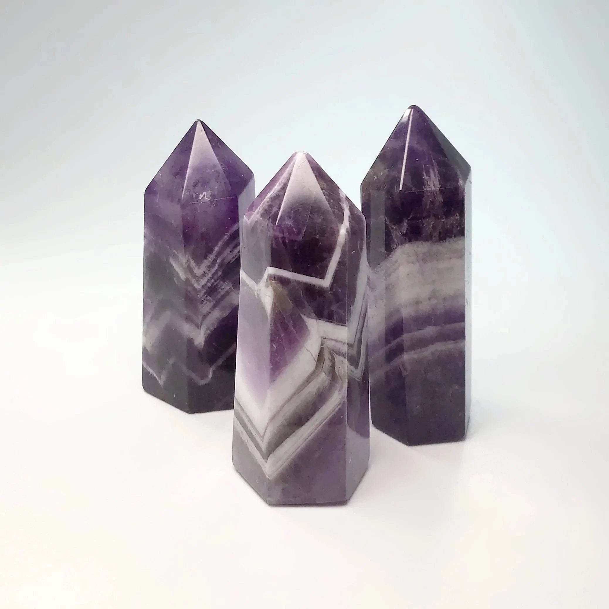 Chevron Amethyst Point - Rocks and Gems Canada