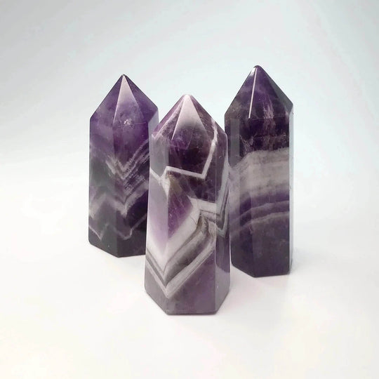 Chevron Amethyst Point - Rocks and Gems Canada