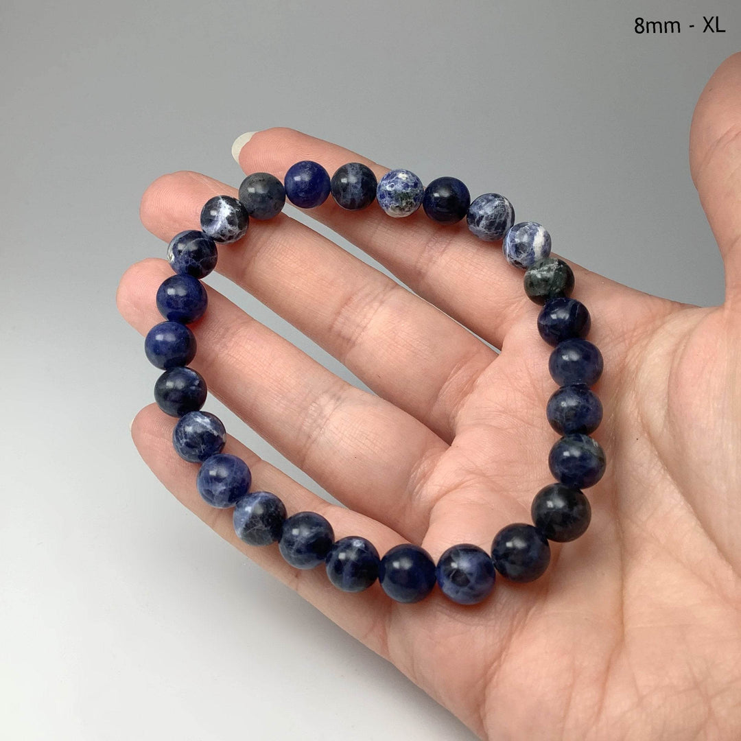 Sodalite Beaded Bracelet - Rocks and Gems Canada