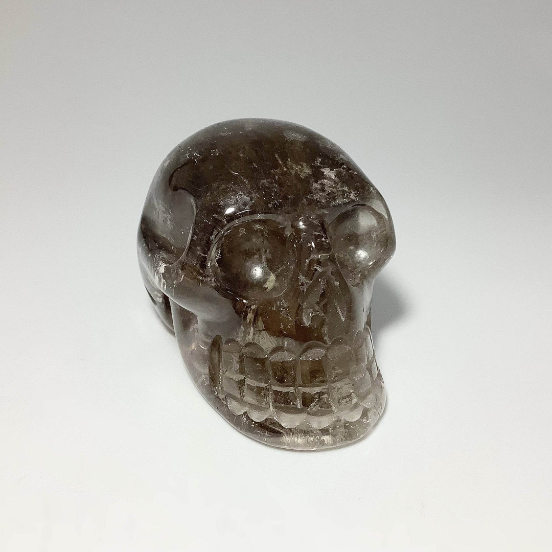 Carved Smoky Quartz Crystal Skull - Rocks and Gems Canada