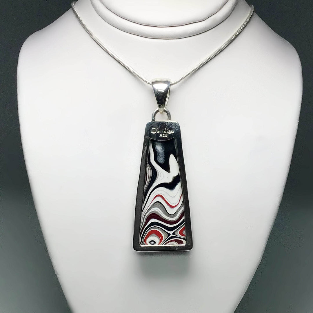 Fordite Pendant - Rocks and Gems Canada
