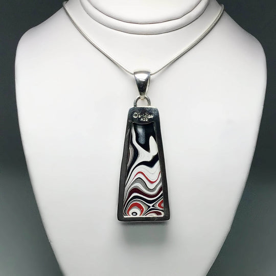 Fordite Pendant - Rocks and Gems Canada