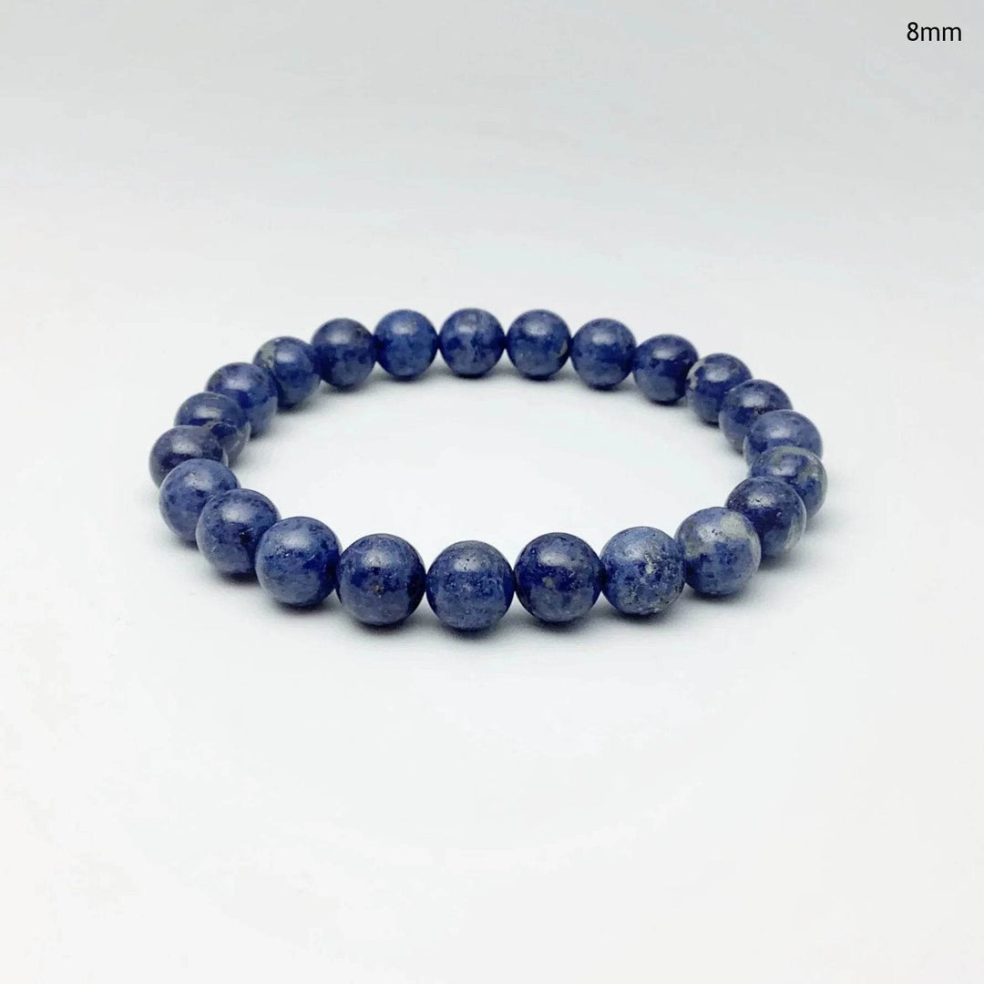 Dumortierite Beaded Bracelet - Rocks and Gems Canada