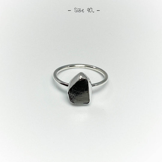 Raw Elite Shungite Ring - Rocks and Gems Canada