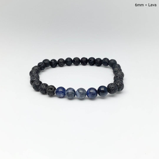 Sodalite Beaded Bracelet - Rocks and Gems Canada