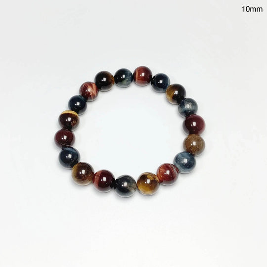 Mixed Tiger Eye Beaded Bracelet - Rocks and Gems Canada