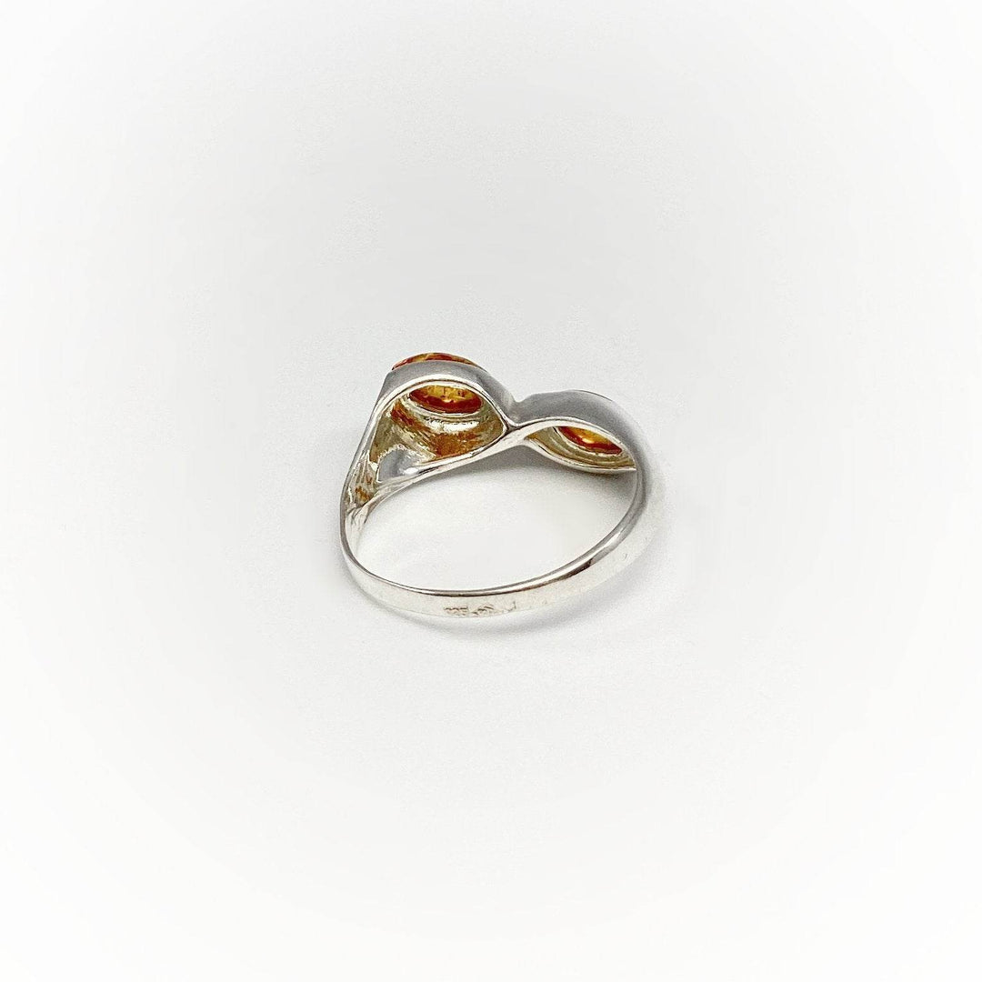 Cognac Amber Ring - Rocks and Gems Canada
