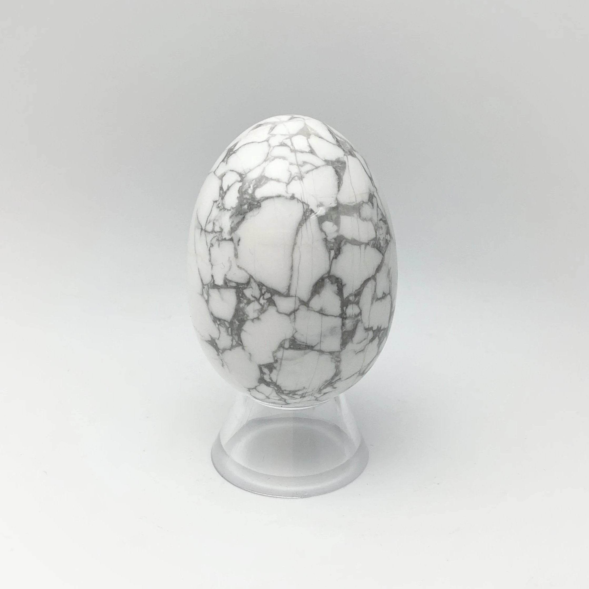 Howlite Egg - Rocks and Gems Canada