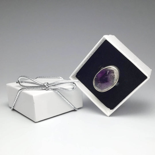 Trapiche Amethyst Ring - Rocks and Gems Canada
