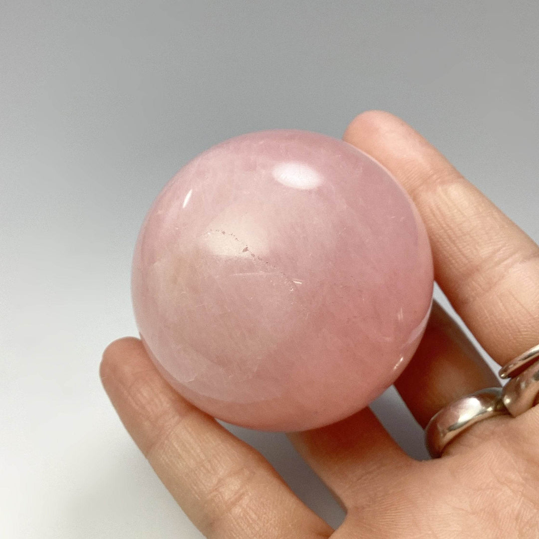 Rose Quartz Sphere - Rocks and Gems Canada