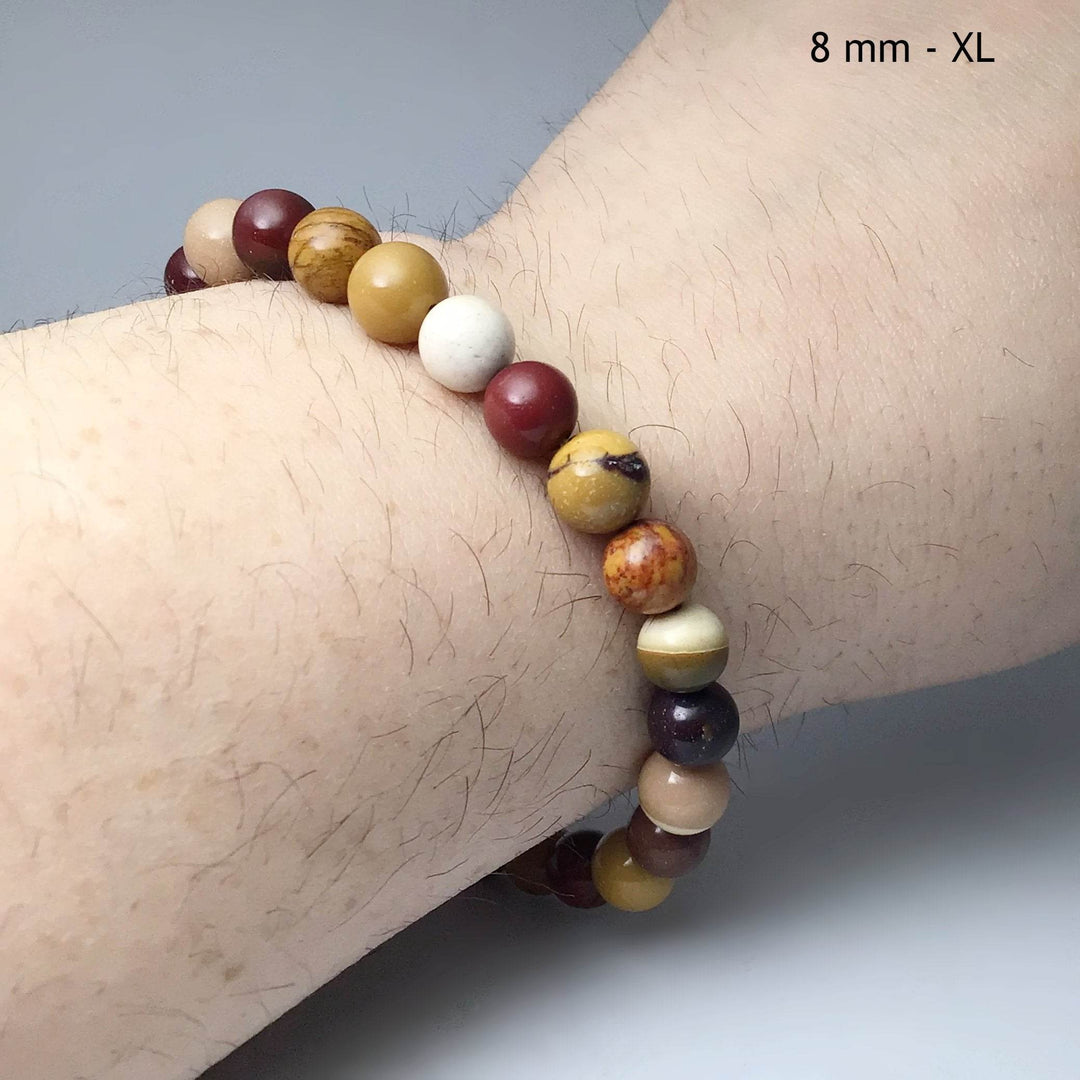 Mookaite Beaded Bracelet - Rocks and Gems Canada