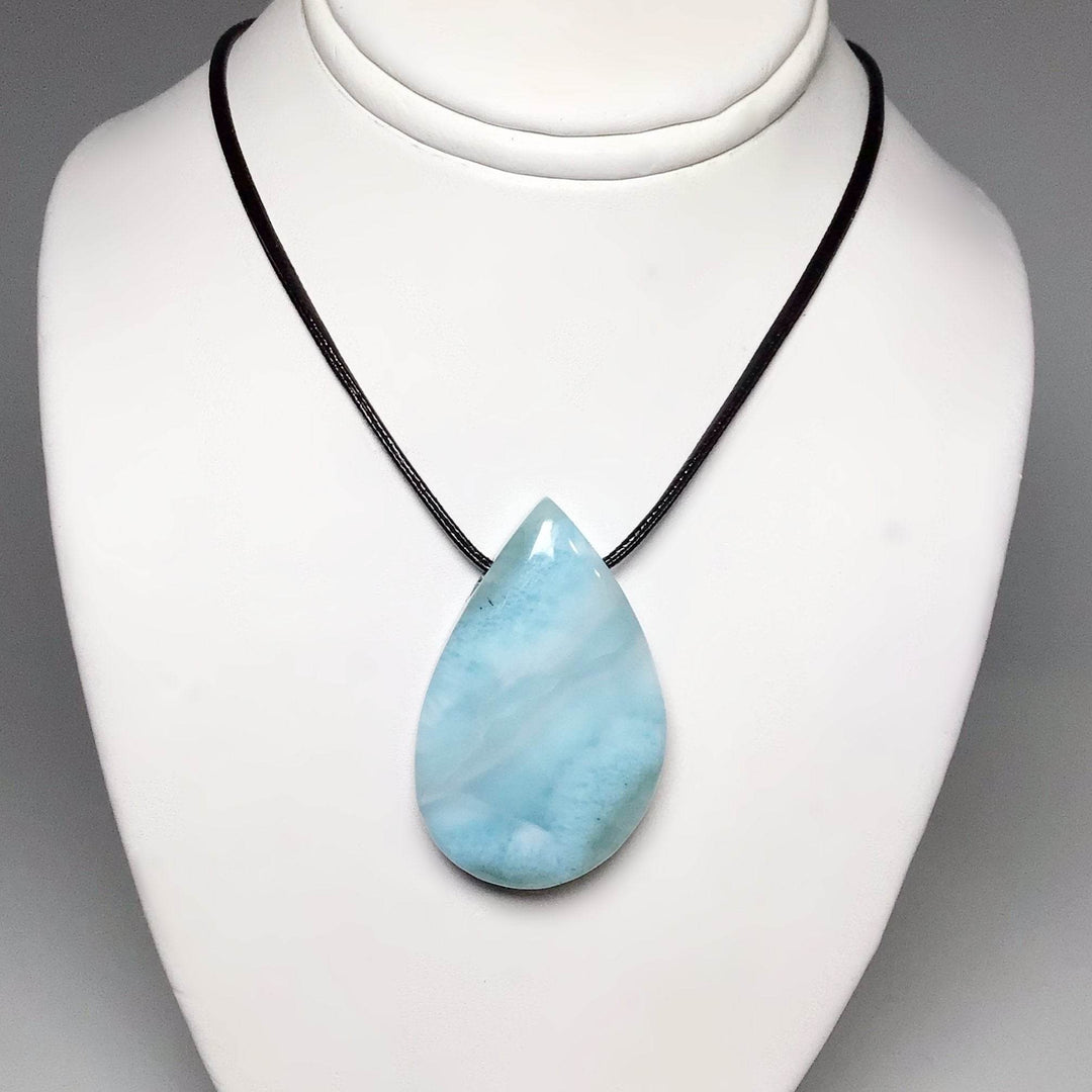 Larimar Drilled Pendant - Rocks and Gems Canada