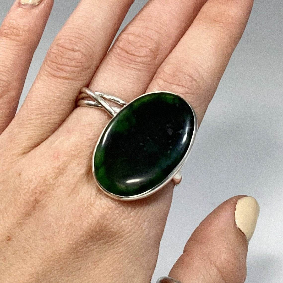 Canadian Jade Ring - Rocks and Gems Canada