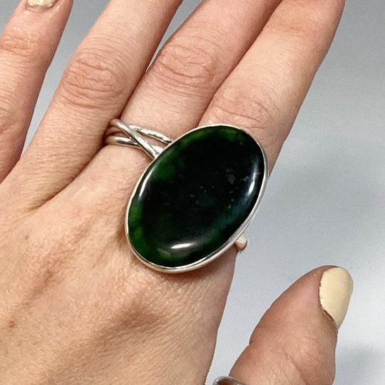 Canadian Jade Ring - Rocks and Gems Canada