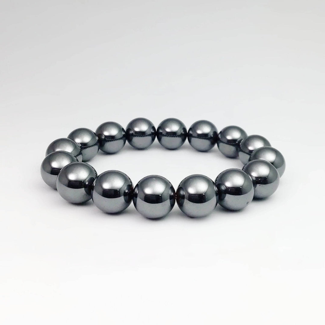 Hematite Beaded Bracelet - Rocks and Gems Canada