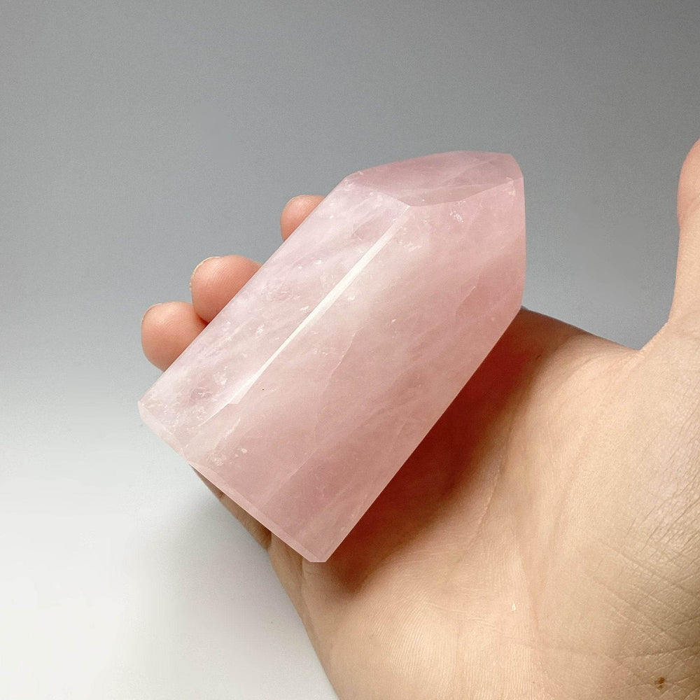 Rose Quartz Point - Rocks and Gems Canada