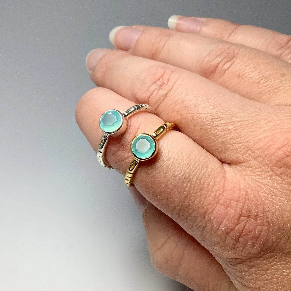 Blue Onyx Ring - Rocks and Gems Canada